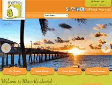 Tablet Screenshot of metrofla.com